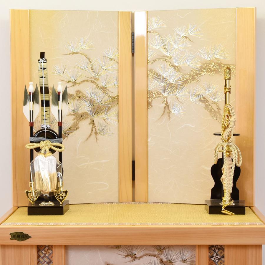 伝統工芸品 松鷹屏風 正月 兜飾り 鎧飾り 端午の節句屏風 人形