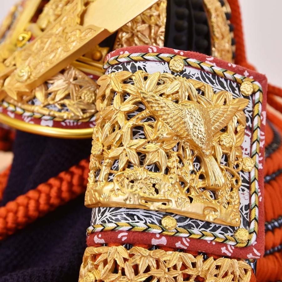 五月人形 5月人形 コンパクト 収納飾り 総檜 竹雀雄山 兜飾り 伝統工芸