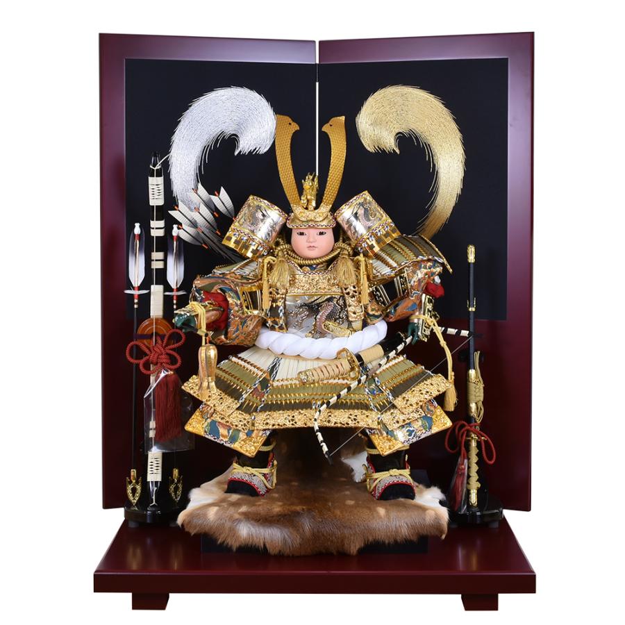 五月人形　台と屏風と弓太刀セット 五月人形台と屏風と弓太刀セット