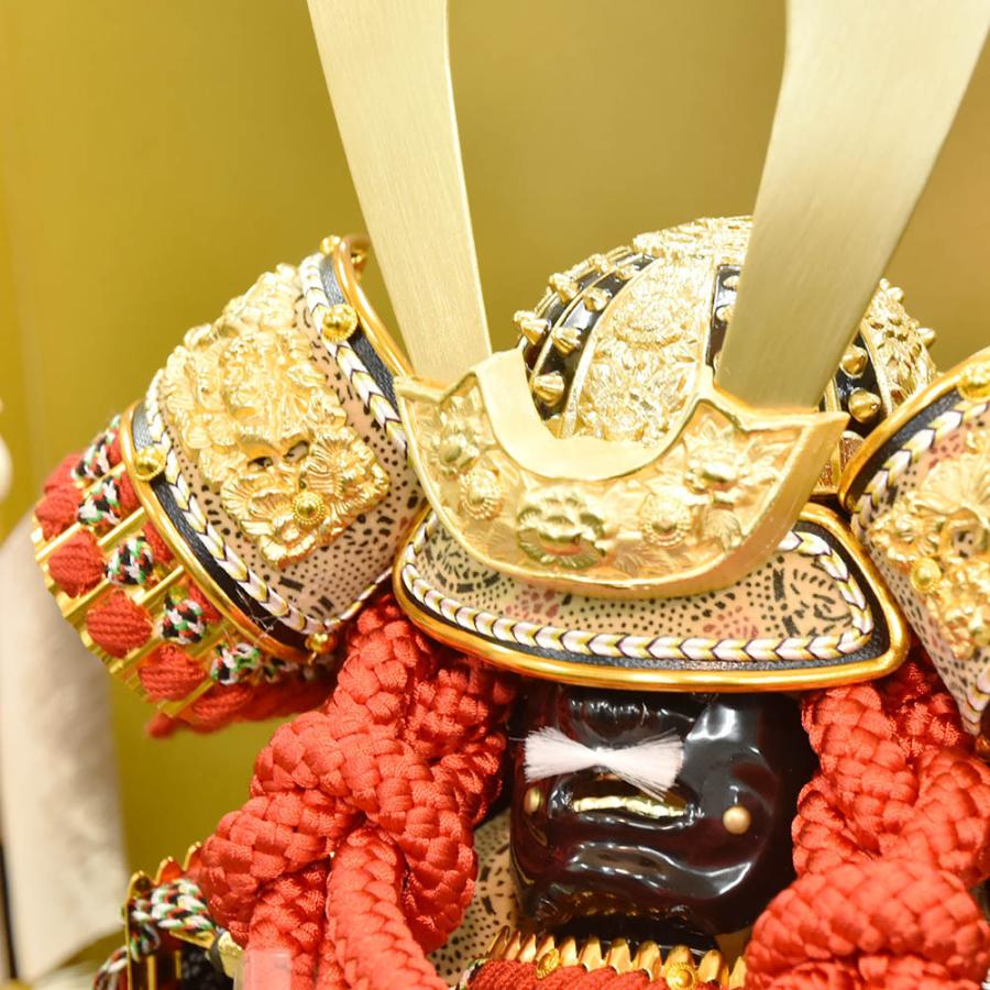 五月人形 コンパクト 久月作 モダン 鎧飾り お祝い 甲冑 送料無料 端午の節句 カッコいい おしゃれ 549771 |  | 03