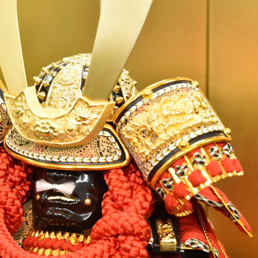 五月人形 コンパクト 久月作 モダン 鎧飾り お祝い 甲冑 送料無料 端午の節句 カッコいい おしゃれ 549771 |  | 04