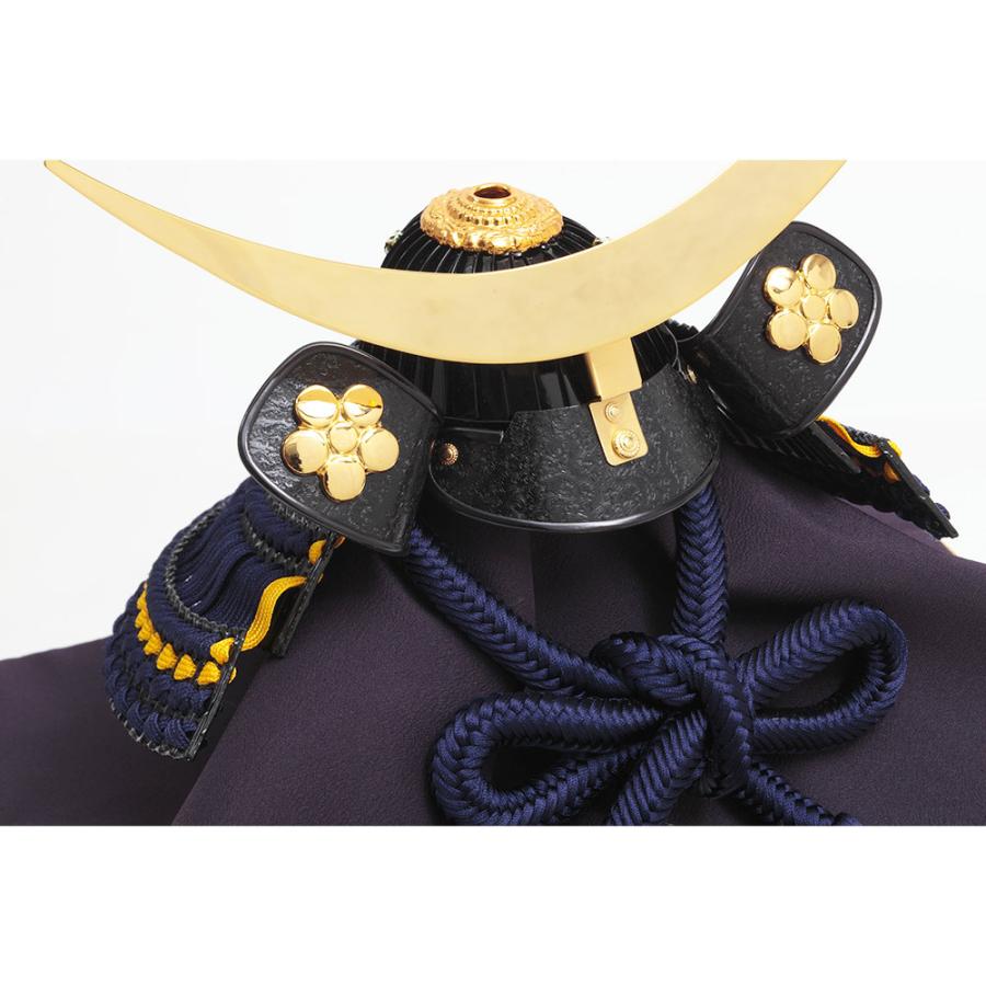 久月 五月人形 久月作 お祝い 兜飾り 収納飾り 銘木 黒檀 兜収納飾り