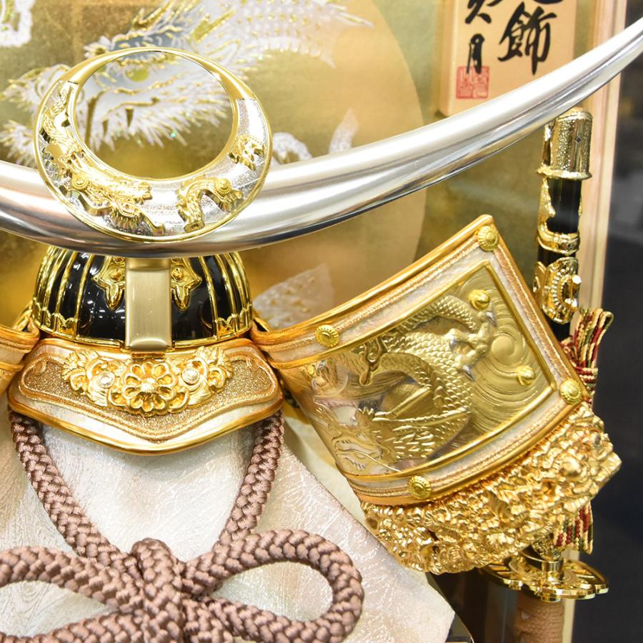 五月人形 久月作 お祝い 兜飾り ケース飾り アクリルケース 10号 木目 ナチュラル カッコいい 端午の節句 おしゃれ 2026 No.37 k510103