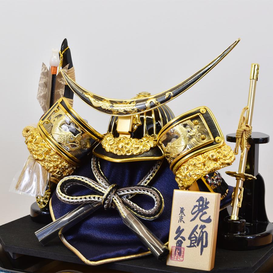 久月 五月人形 久月作 お祝い 兜飾り ケース飾り アクリルケース 5号