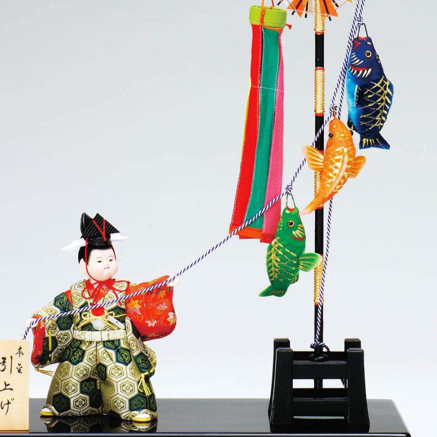五月人形 真多呂人形作 木目込み 大将飾り 子供大将 本金作引上げ