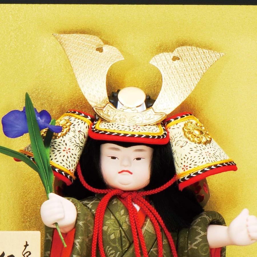 五月人形 真多呂人形作 木目込み 大将飾り 子供大将 ケース飾り 兜童