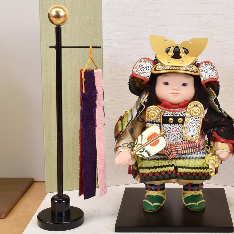 五月人形 大将飾り コンパクト 5月人形 子供大将 幸一光 文こいのぼり