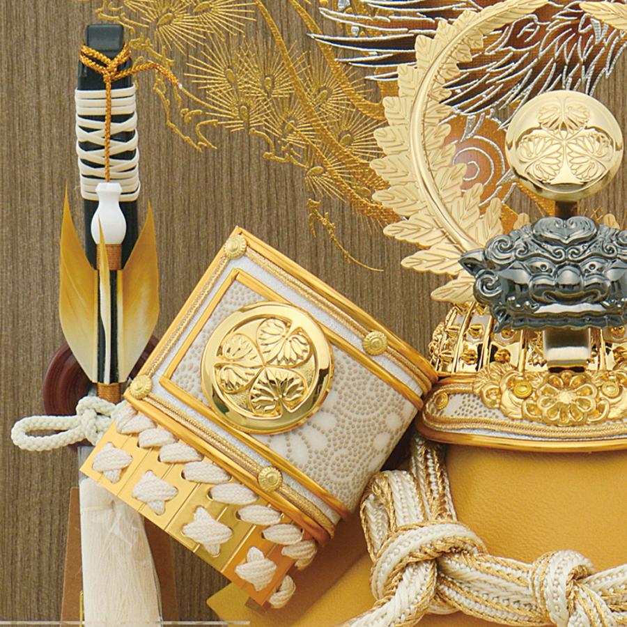 五月人形 コンパクト ケース入り 徳川家康 おしゃれ 兜飾り 8号 白金 徳川兜 おしゃれ 名将武将 ケース飾り モダン 木 木製 台 ミニ かわいい 2025 ck2597-8 |  | 14