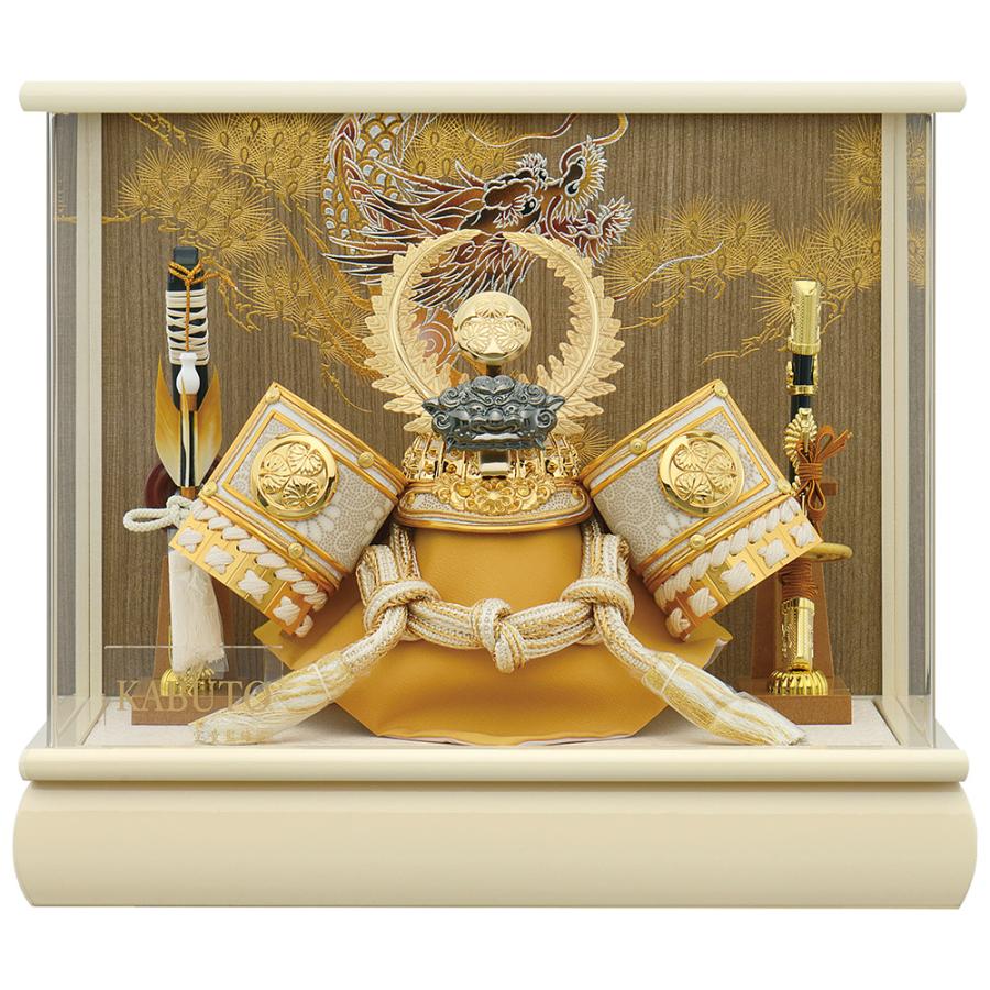 五月人形 コンパクト ケース入り 徳川家康 おしゃれ 兜飾り 8号 白金 徳川兜 おしゃれ 名将武将 ケース飾り モダン 木 木製 台 ミニ かわいい 2025 ck2597-8 |  | 11