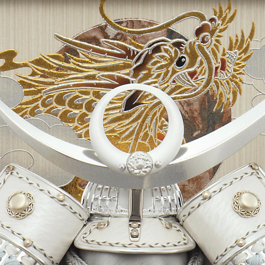 五月人形 お祝い 初節句 コンパクト 兜飾り ケース飾り 8号 アクリル