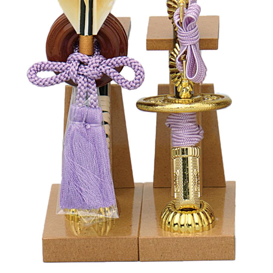 五月人形 コンパクト 選べる カラフル弓太刀セット 紫・白・水色・緑