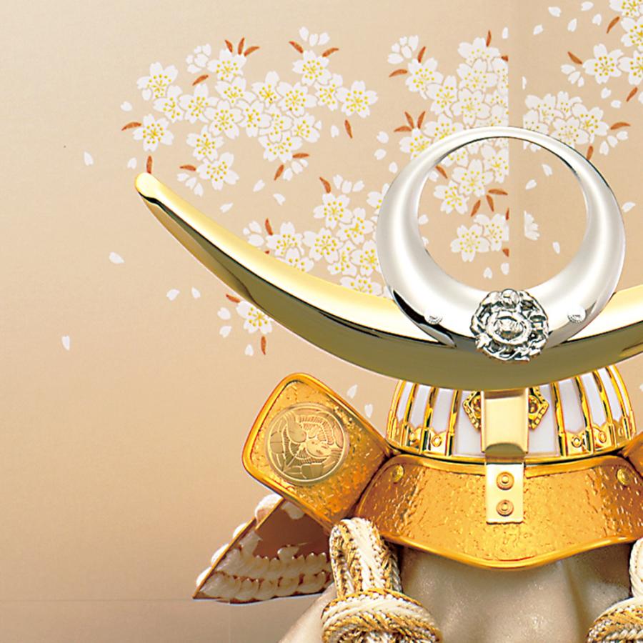 五月人形 上杉 お祝い 初節句 コンパクト 兜飾り 収納飾り 8号 金エンボス 上杉兜 武将 名将 おしゃれ かっこいい モダン かわいい 2026 sn2525-8_3
