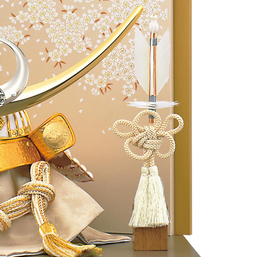 五月人形 上杉 お祝い 初節句 コンパクト 兜飾り 収納飾り 8号 金エンボス 上杉兜 武将 名将 おしゃれ かっこいい モダン かわいい 2026 sn2525-8_8