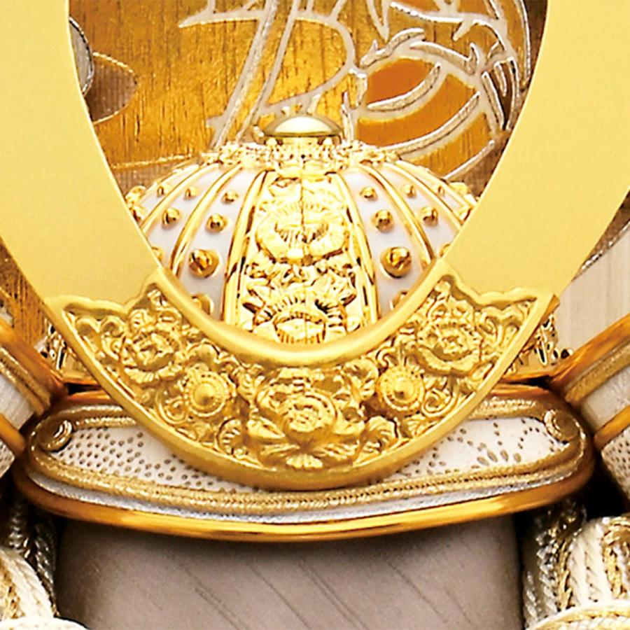 五月人形 ケース飾り かぶと コンパクト 兜飾り ミニ おしゃれ 金