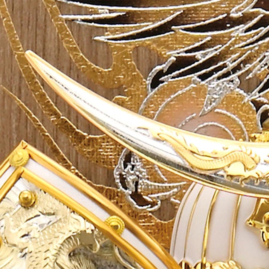 五月人形 ケース飾り コンパクト 兜飾り 伊達 ミニ おしゃれ 金 モダン