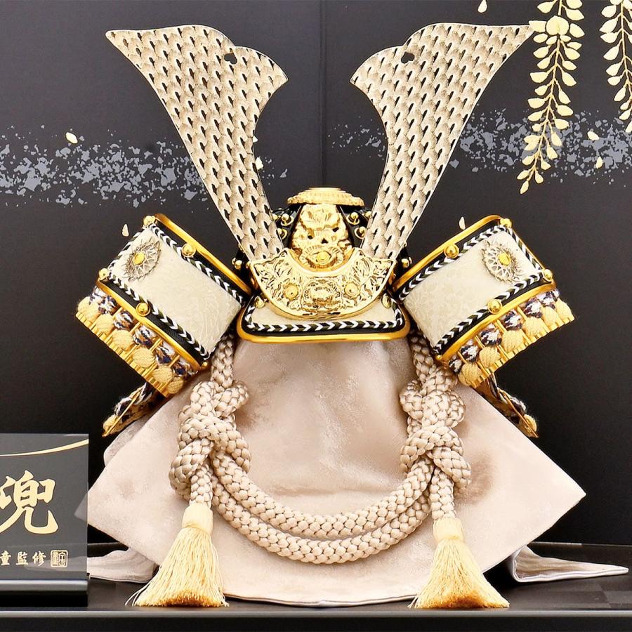 五月人形 収納飾り かぶと コンパクト 兜飾り ミニ おしゃれ 黒 金 モダン 初節句 横幅38cm 端午の節句 子供の日 男の子 黒金 大鍬 兜 sn2608-5 2026_2