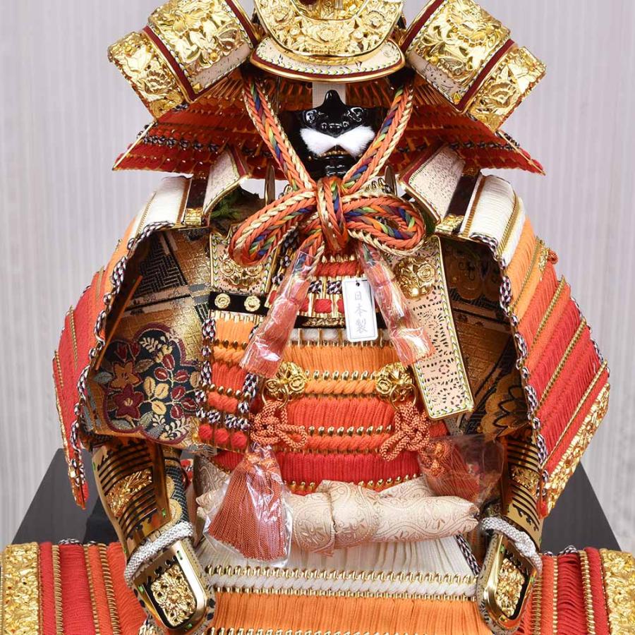 五月人形 鎧 おしゃれ 鎧飾り 5月人形 15号弦祥 台 松33 中床 弓 松 30