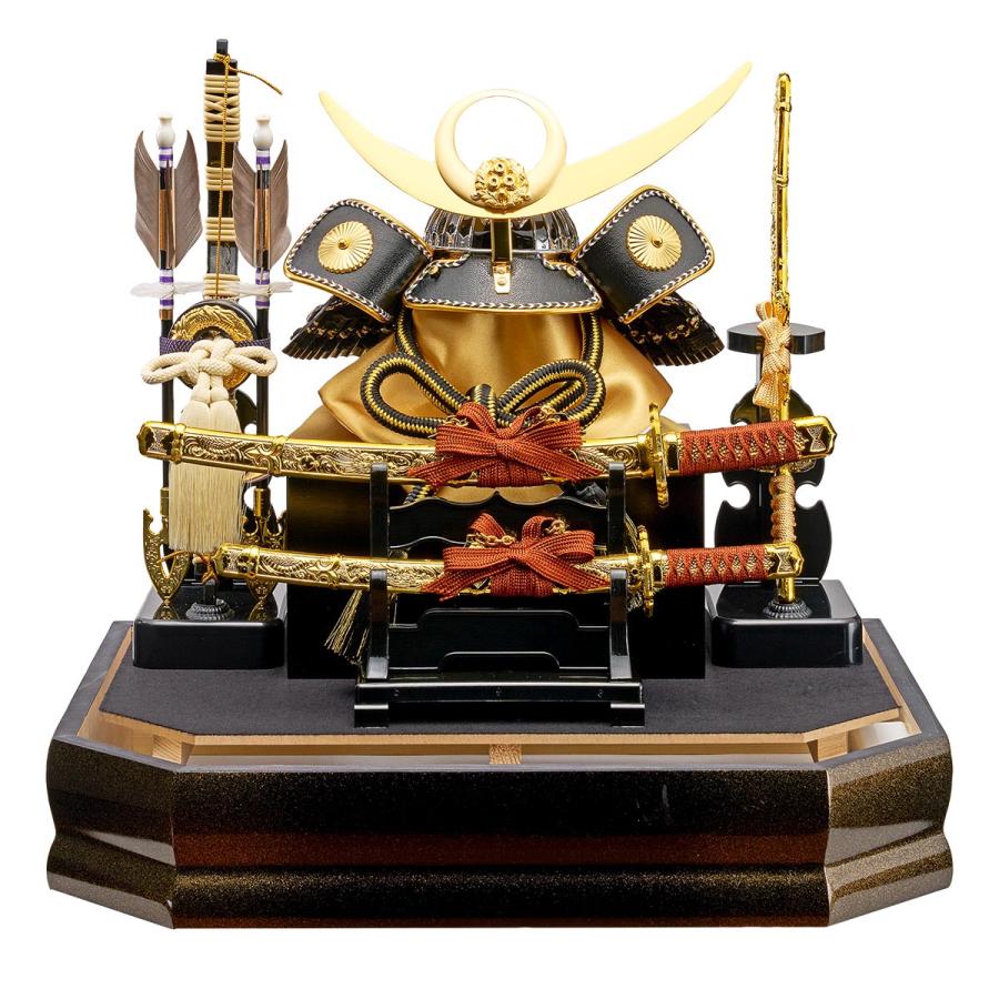 五月人形 コンパクト おしゃれ 上杉 兜 虎 5月人形 上杉謙信 金色 兜
