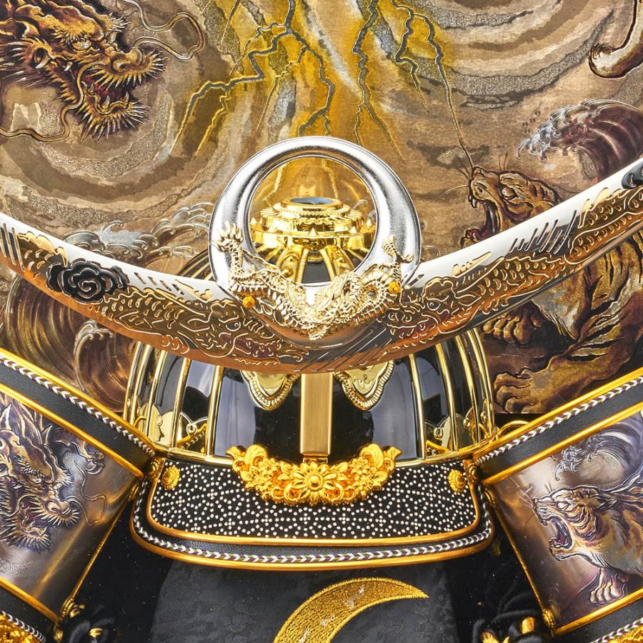 五月人形 兜飾り ケース飾り 着用飾り 上杉 武将 名将 上杉謙信