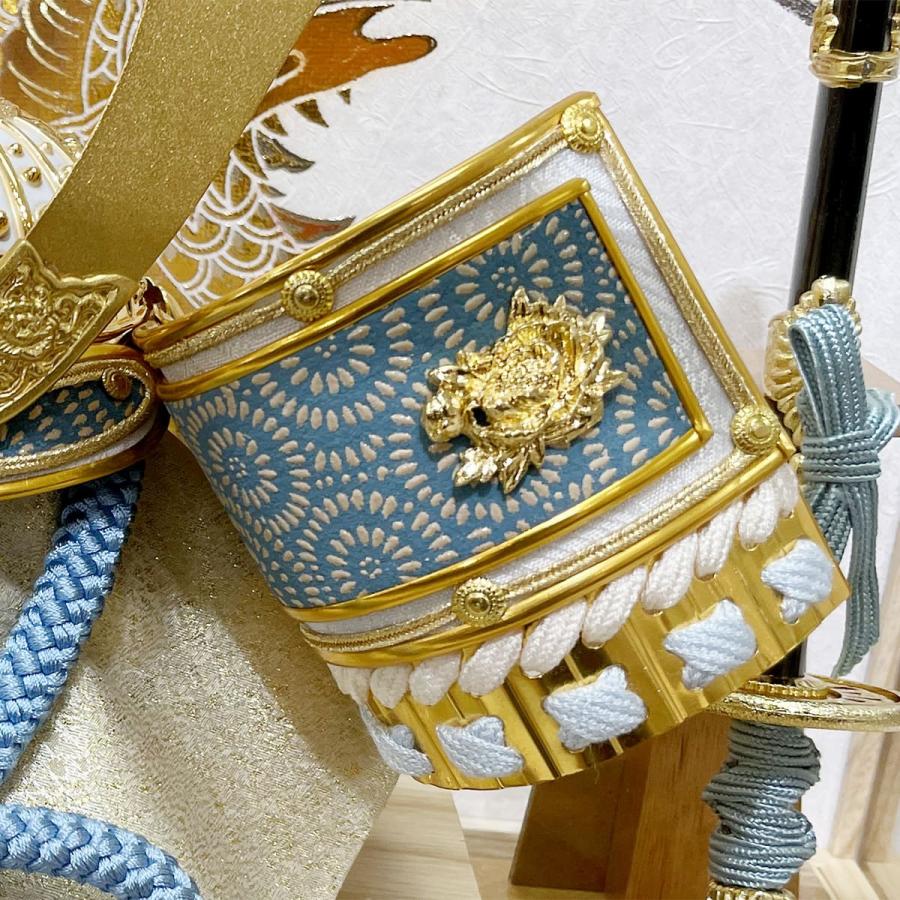 五月人形 久月 兜 アクリル ケース飾り コンパクト ケース入り 横幅
