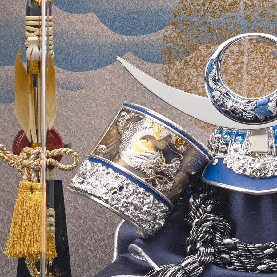 五月人形 兜飾り ケース飾り 六角雲竜 武将 名将 上杉謙信 六角 五月人形 兜飾り ケース飾り 六角雲竜 武将 名将 上杉謙信 六角