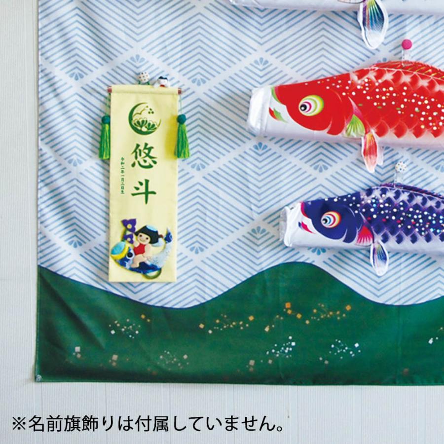 鯉のぼり こいのぼり コンパクト キャンバス鯉のぼり 集（つどい）星歌スパンコール室内用 おしゃれ モダン かわいい インテリア_6