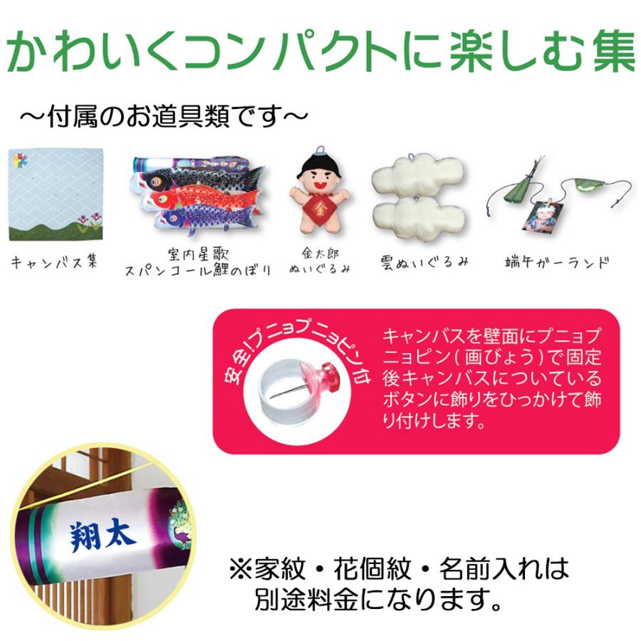 鯉のぼり こいのぼり コンパクト キャンバス鯉のぼり 集（つどい）星歌スパンコール室内用 おしゃれ モダン かわいい インテリア_9