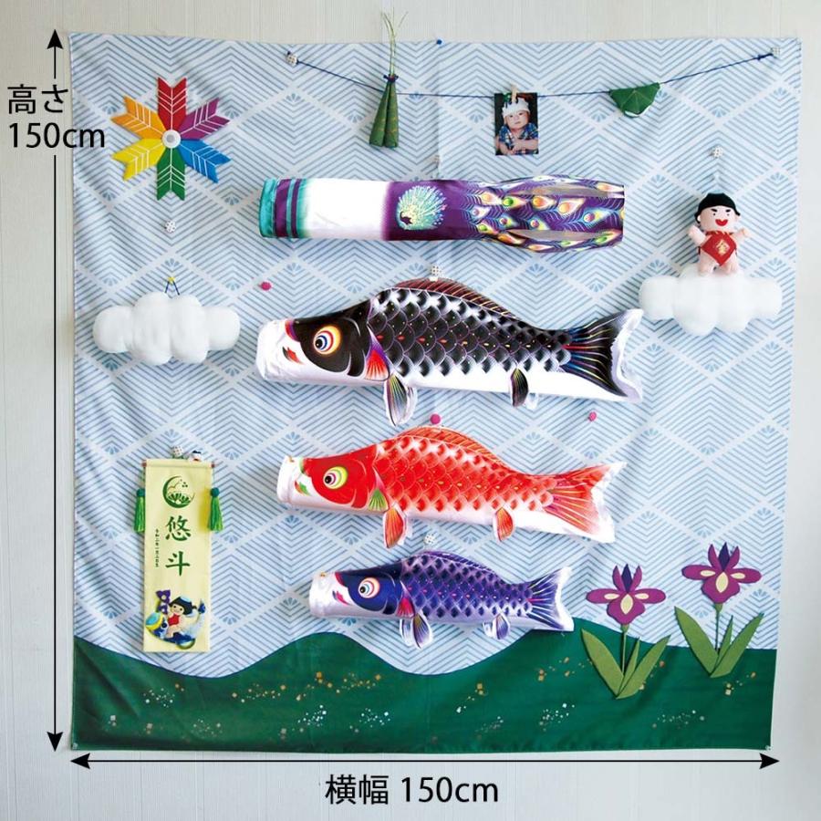 鯉のぼり こいのぼり コンパクト キャンバス鯉のぼり集（つどい）星歌