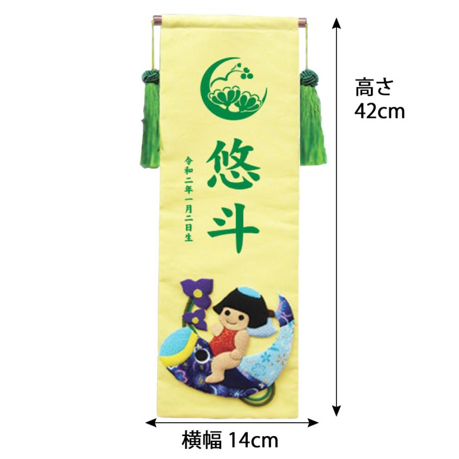 鯉のぼり こいのぼり コンパクト 室内用 キャンバス祝（いわい）・集（つどい） 兼用 押絵名前旗飾り（中） おしゃれ モダン かわいい インテリア