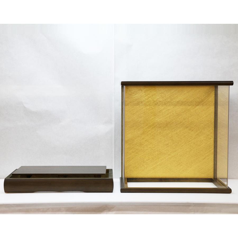 ゆうき☆　新品 人形ケース　金色　木目調　２セット 新品 人形ケース 金色 木目調 ゆうき☆ 新品 人形ケース 金色