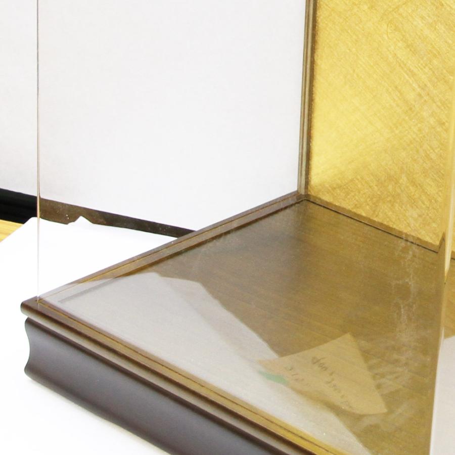 ゆうき☆　新品 人形ケース　金色　木目調　２セット ゆうき様専用☆ 新品 人形ケース 金色 木目調 2セット - メルカリ