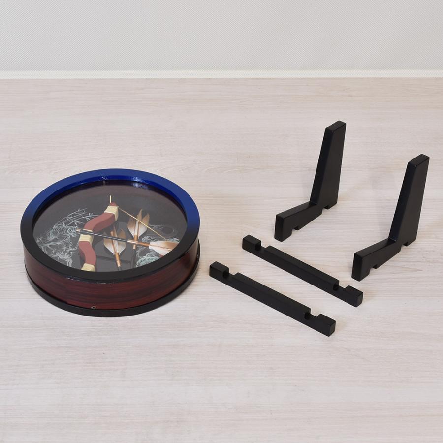 破魔弓 壁掛け コンパクト おしゃれ 丸型 はまゆみ ミニ 龍虎 ブルー アクリル 破魔矢 初正月飾り 5号 1214-05-751 2025 |  | 08