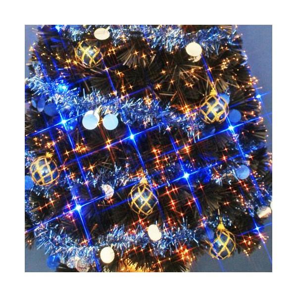 クリスマスツリー ファイバーツリー ブラックファイバーツリー150cm