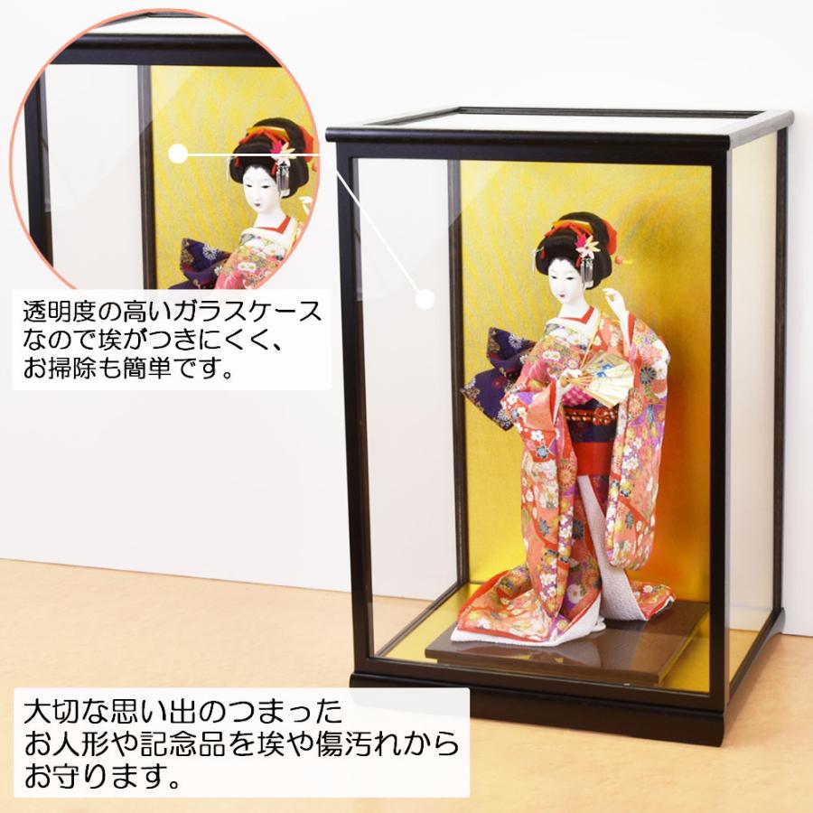 人形ケース ガラス人形ケース 幅 間口45奥行40高85cm(ガラス寸法）内
