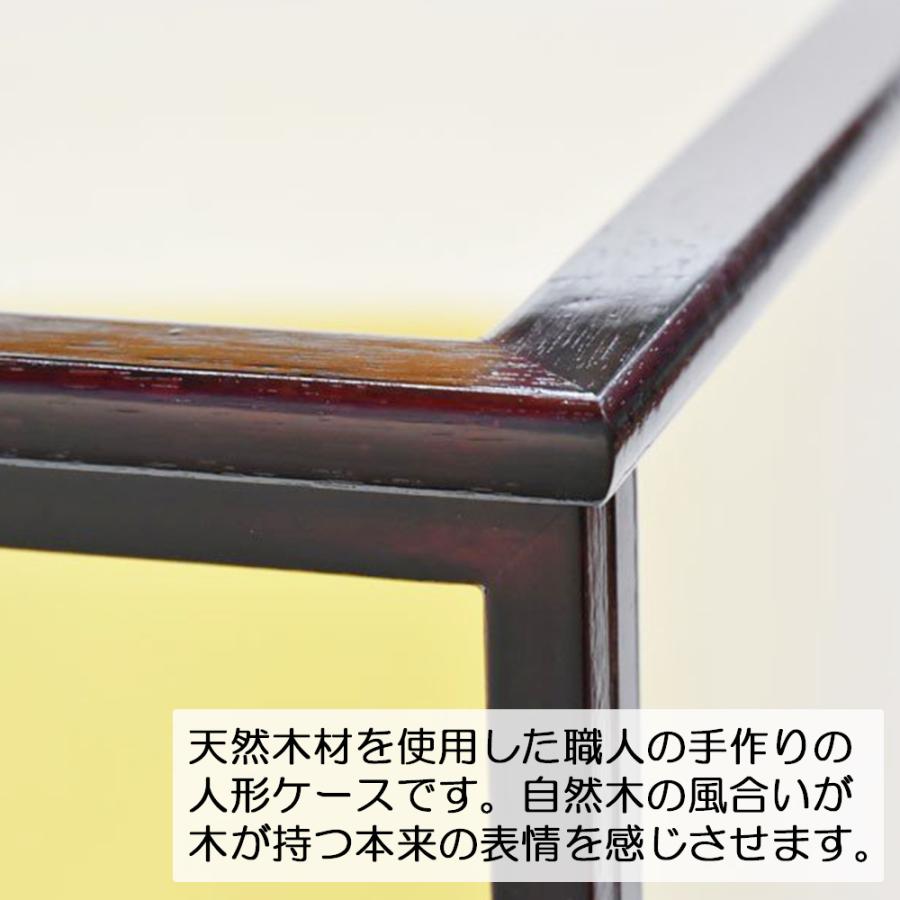 人形ケース ガラス人形ケース 幅 間口45奥行40高100cm(ガラス寸法）内