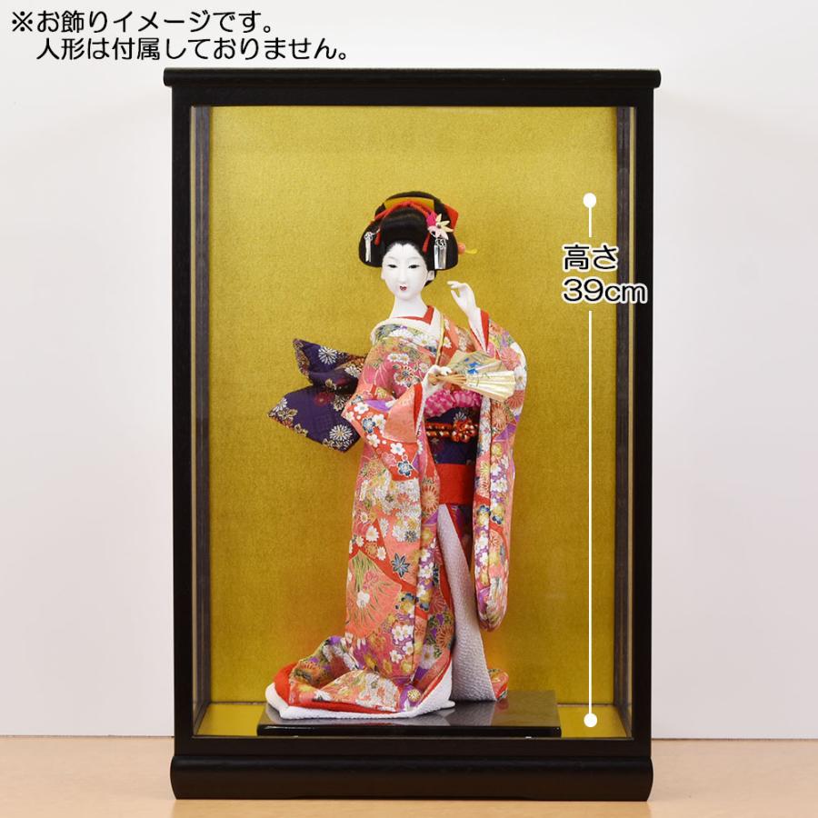人形ケース ガラス人形ケース 幅 間口30奥行24高45cm(ガラス寸法）内