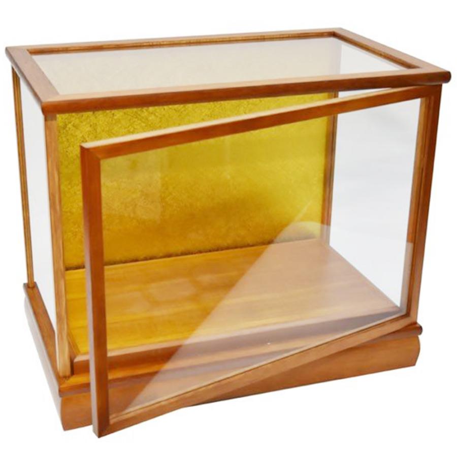 人形ケース ガラス人形ケース 幅 間口37奥行21高27cm(ガラス寸法）内