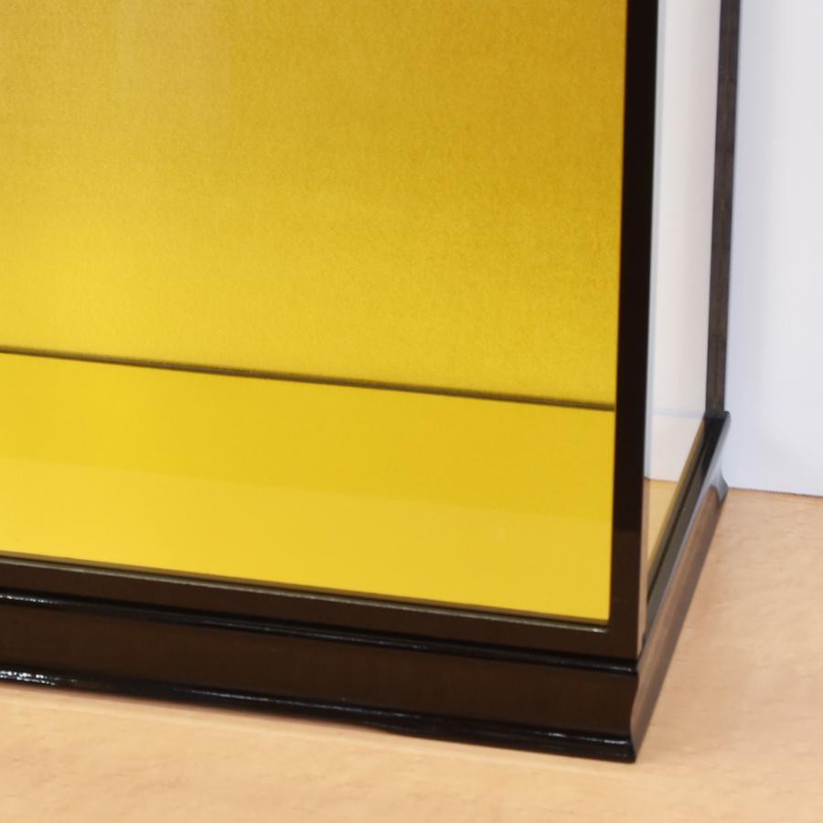 人形ケース ガラス人形ケース ガラスケース 雛人形ケース 五月人形ケース 戸付 木目込10黒 幅 間口45奥行25高30cm ガラス寸法 内計り Fuku 42 雛人形 五月人形 販売 通販の陣屋 通販 Yahoo ショッピング