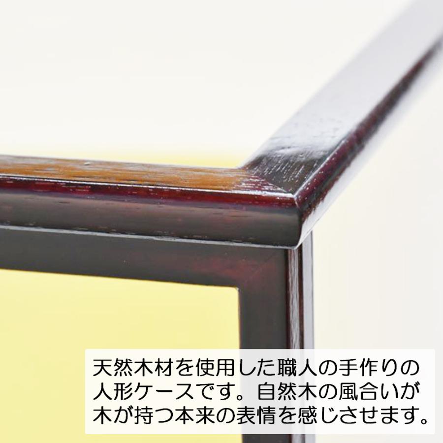 人形ケース ガラス人形ケース 幅 間口40奥行30高60cm(ガラス寸法）内