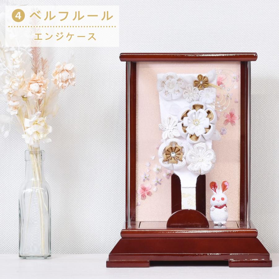 羽子板　コンパクトアクリルケース　極小 羽子板 コンパクト お祝い ミニ つまみ細工 おしゃれ 手作り