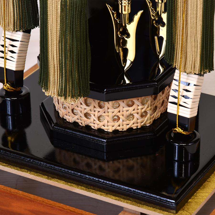 破魔弓 お祝い コンパクト 初正月飾 15号 天翔 ケース飾り ガラス