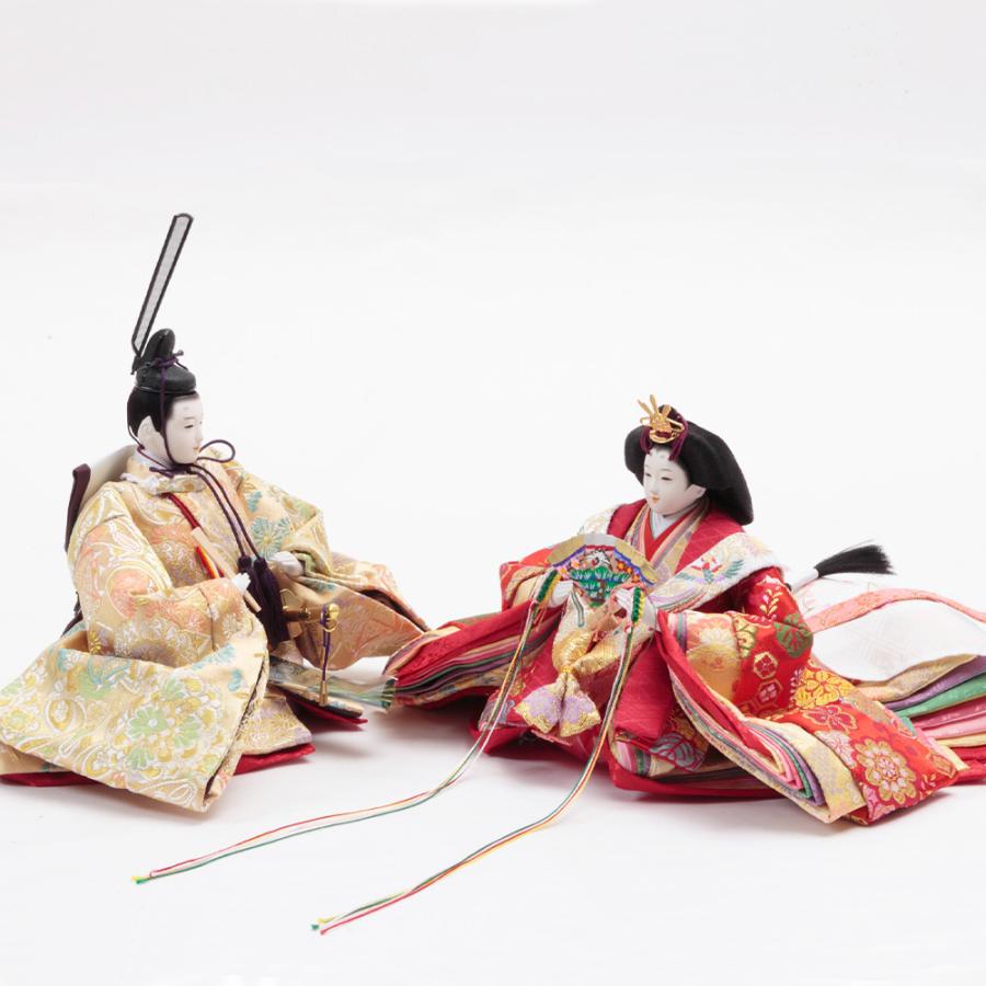 久月 雛人形 収納飾り コンパクト ミニ 3段飾り ひな人形 お雛様