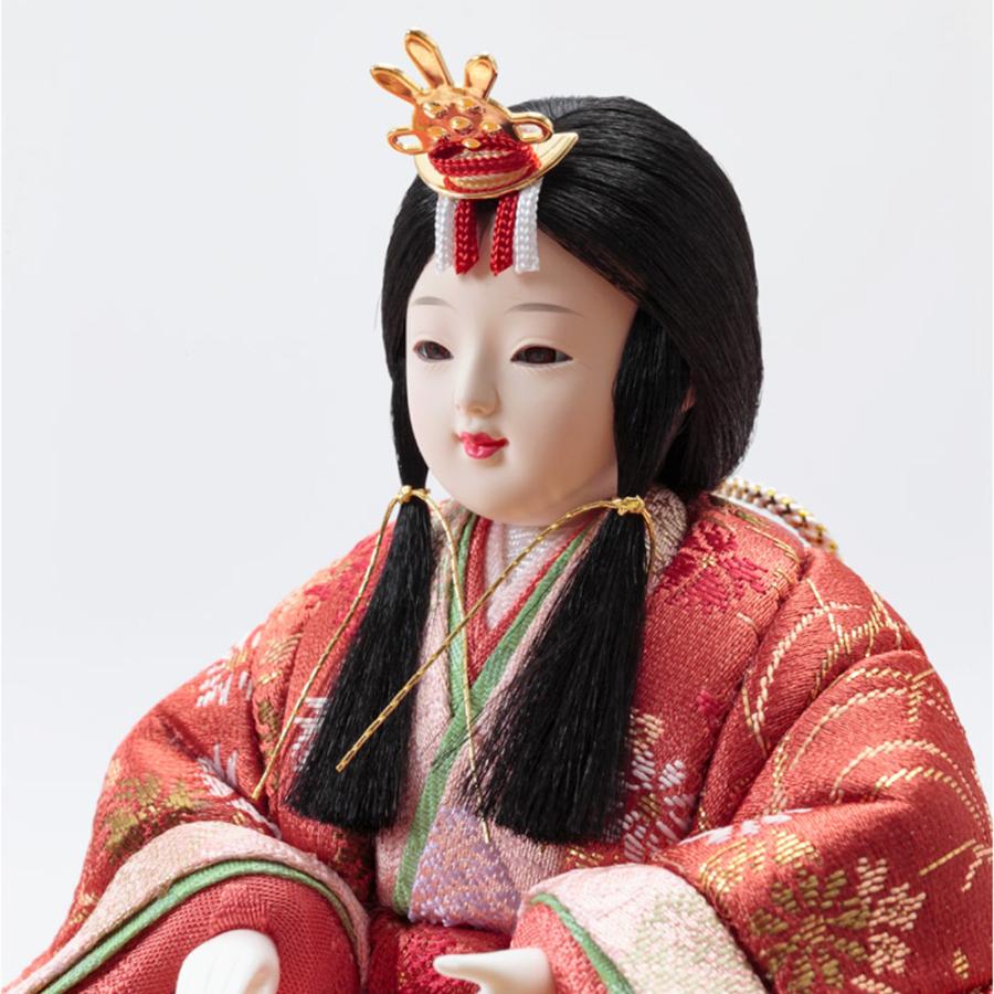 雛人形 久月 木目込み かわいい おしゃれ ひな人形 収納飾り ほのか 10人飾り 3段飾り モダン 可愛い 杉田十志 チNO.31 2025 | 久月 | 12