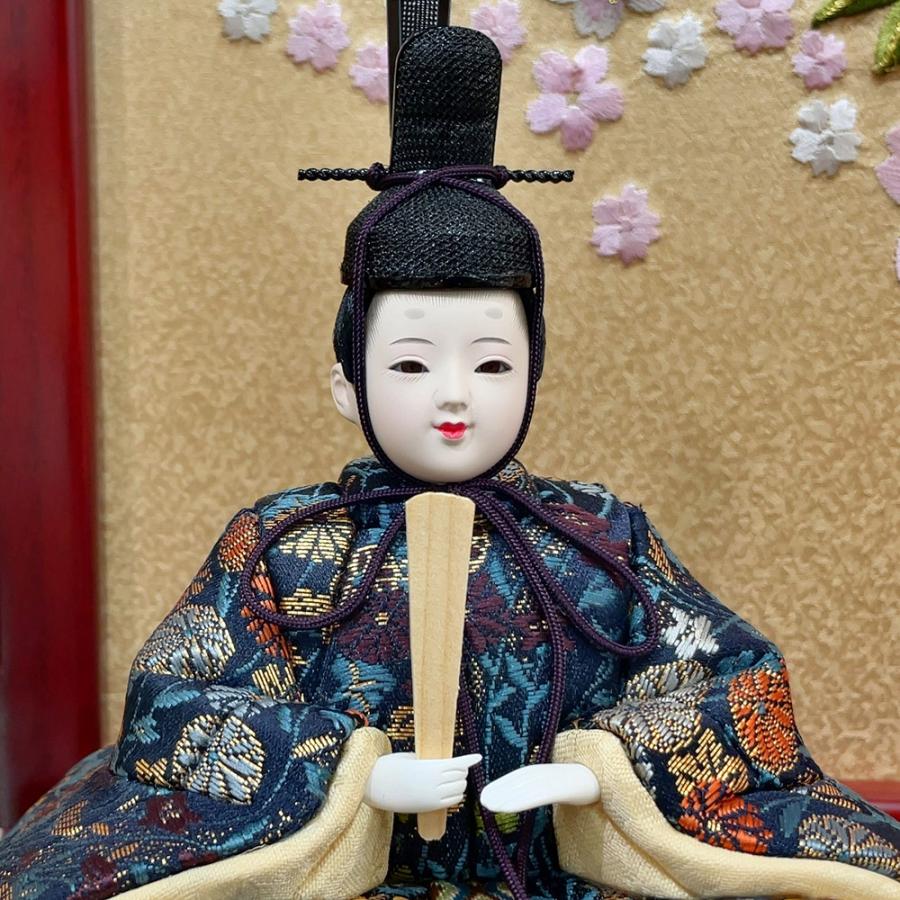 雛人形 久月 木目込み かわいい おしゃれ ひな人形 収納飾り ほのか 10人飾り 3段飾り モダン 可愛い 杉田十志 チNO.31 2025 | 久月 | 04