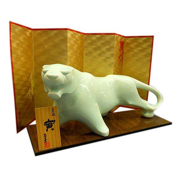 干支　寅　青磁 |  | 01