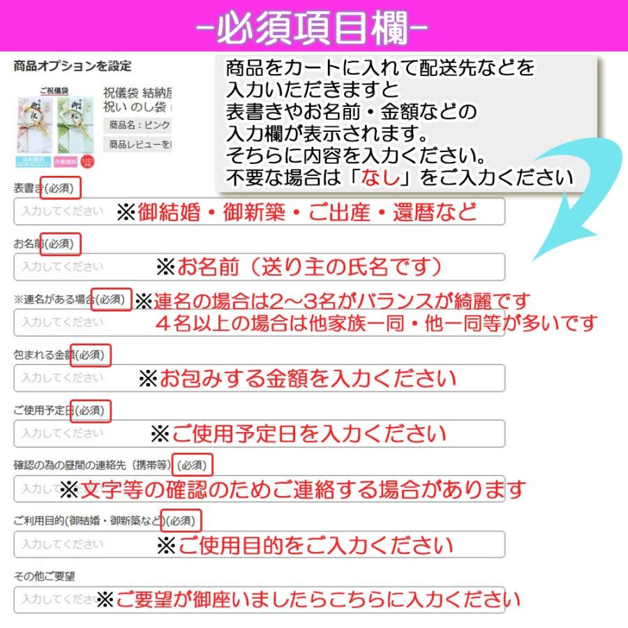 祝儀袋 結納屋 代筆料込 1から3万円に最適 代引不可商品 結婚お祝い 
