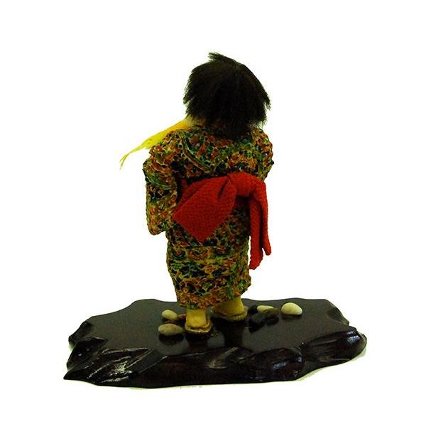 日本人形 童人形 鳥(黄色) 訳あり品 倉庫管理品 : 雛人形-五月人形