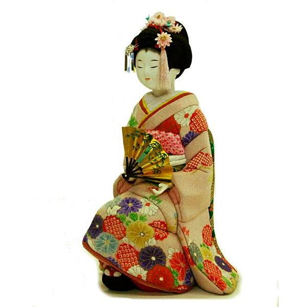 木目込み人形　日本人形 Amazon | 木目込み人形 幸せ 台付き 日本人形 岩槻人形共同組合