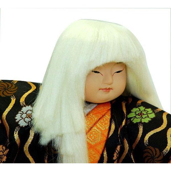 日本人形 木目込人形 10号 連獅子 訳あり品 倉庫管理品 : 雛人形-五月