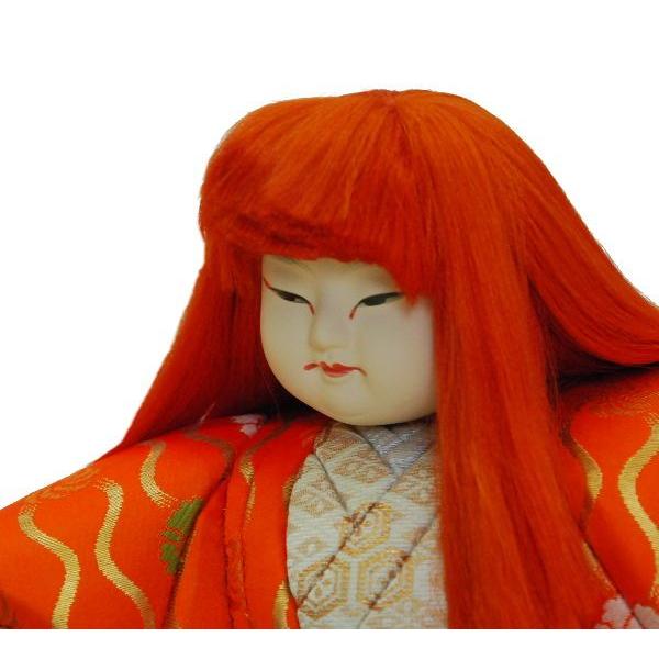 日本人形 木目込人形 10号 連獅子 訳あり品 倉庫管理品 : 雛人形
